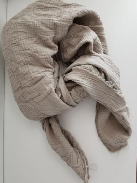 Musselin Tuch Beige